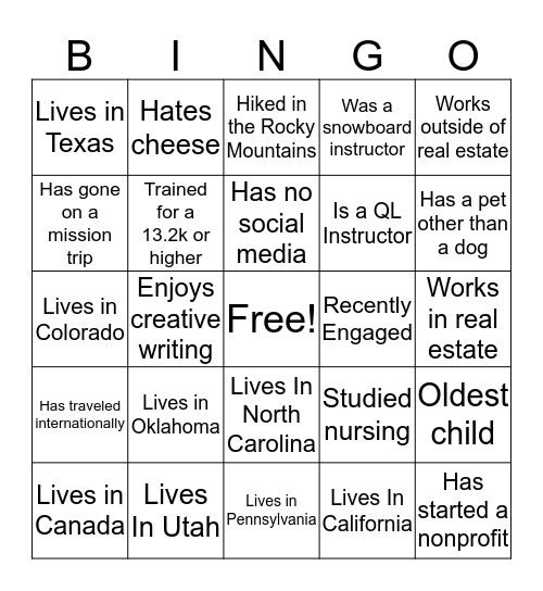 Quantum Leap Summit Bingo Card