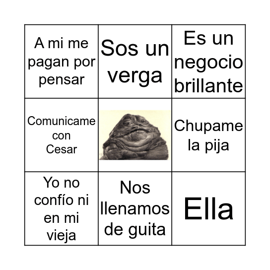 Horacio´s Bingo !!!!!!! Bingo Card