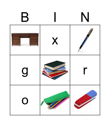 The Alphabet Bingo Card
