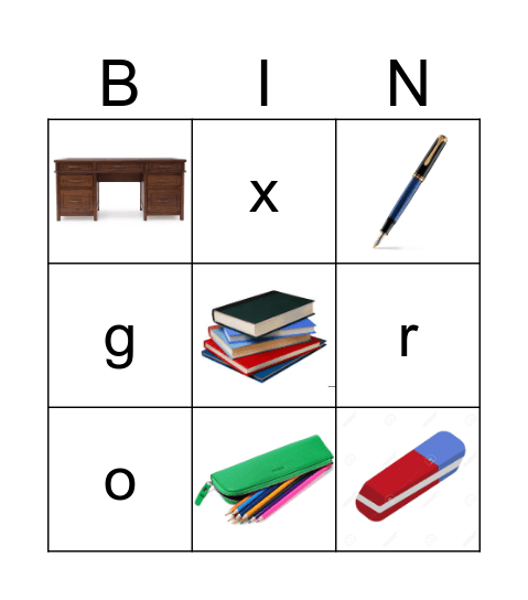 The Alphabet Bingo Card