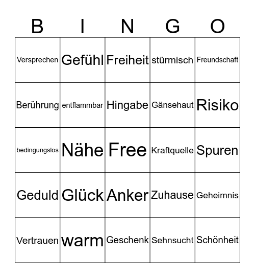 Perlen des Glaubens Bingo Card