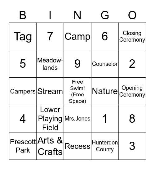 Winnewald Bingo ! Bingo Card