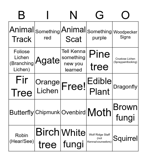 4 Kingdoms Bingo! Bingo Card