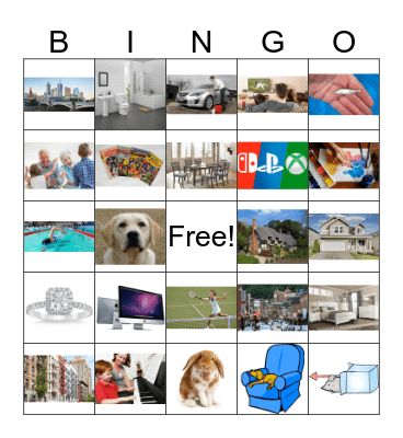 Speaking Club Bingo Card