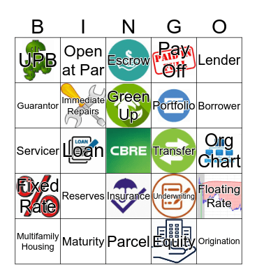 Take Your Kids To Work - 2019 Bingo Card