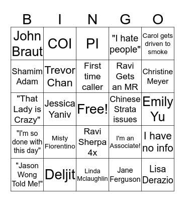 Legalshield Bingo Card