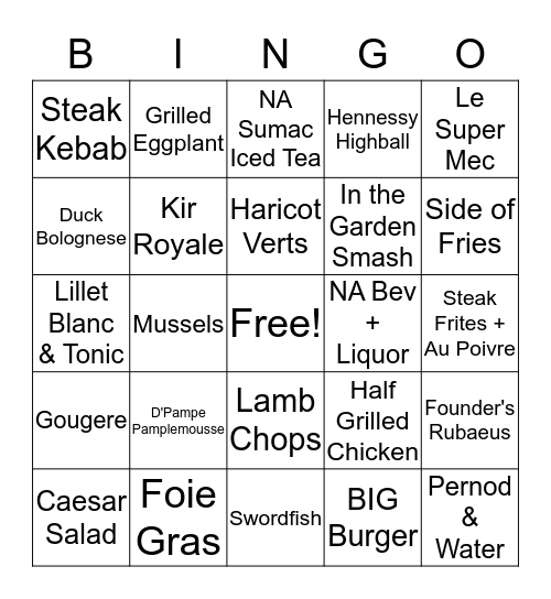 HAPPY BINGO DAY!!! Bingo Card