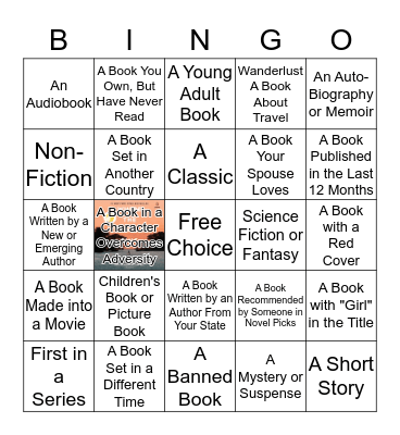 Summer Reading Bingo Card