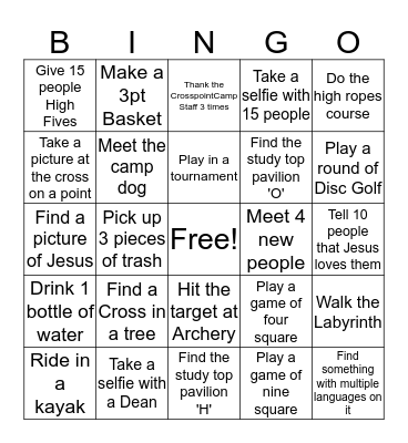 Dayspring South Bingo Card