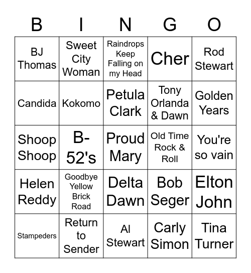 Game 5 Bingo Card