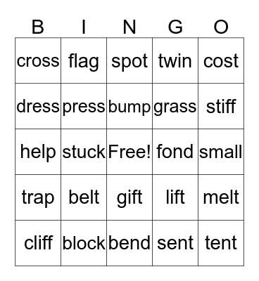 2.2 Bingo Card