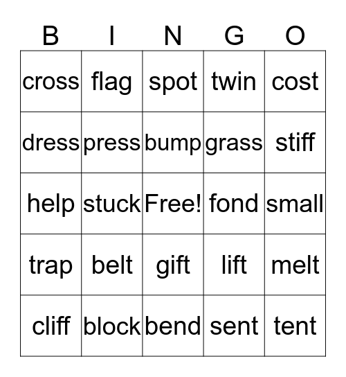 2.2 Bingo Card