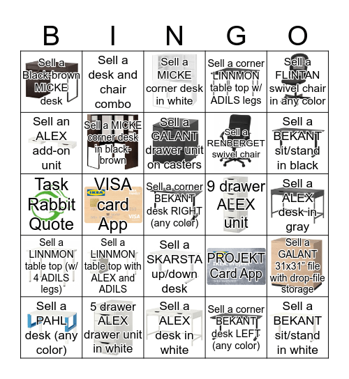 WORKSPACES Bingo! Bingo Card