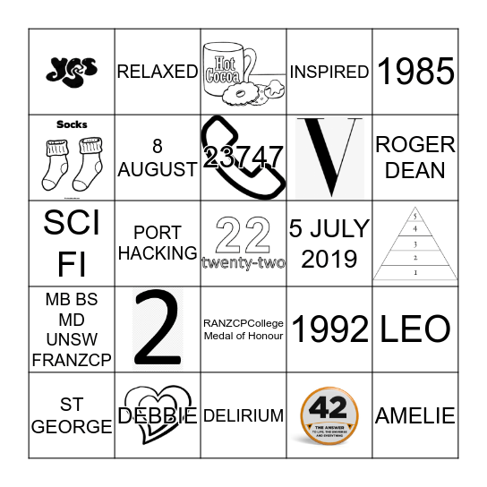 BRIAN'S BINGO FOR RETIREMENT Bingo Card