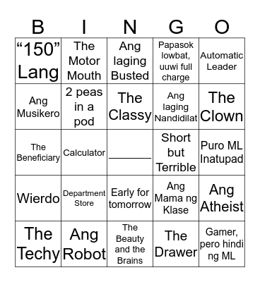 A Simple Ice Breaker Bingo Card