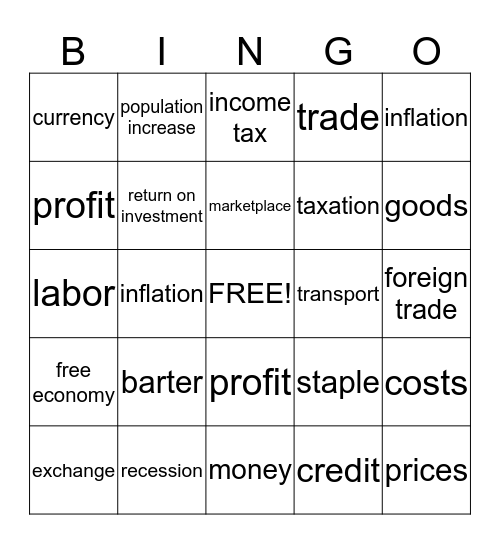 Kingdom of Mocha Bingo Card