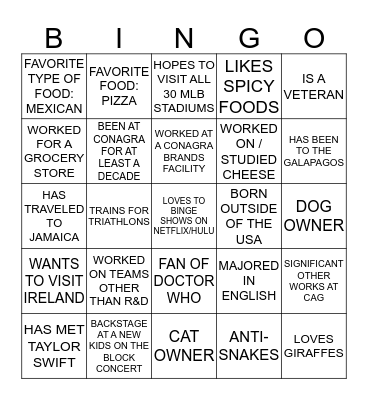 There is no place like the Readiness COE Bingo Card