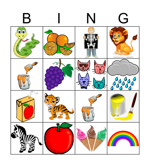 3rd Grade Bingo Card