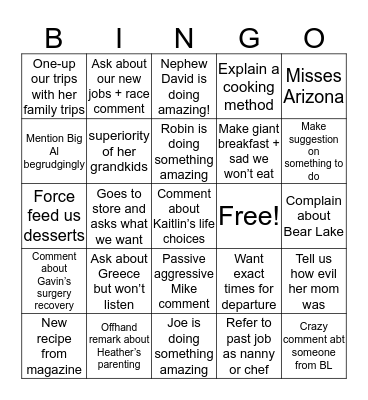 Barb Bingo Card