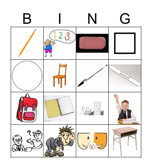 Unit 1 Vocabulary Bingo Card
