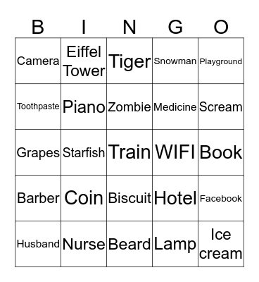 Random Bingo Card