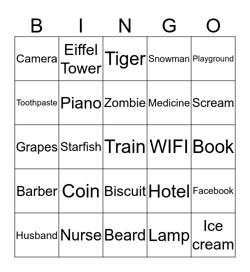 Random Bingo Card