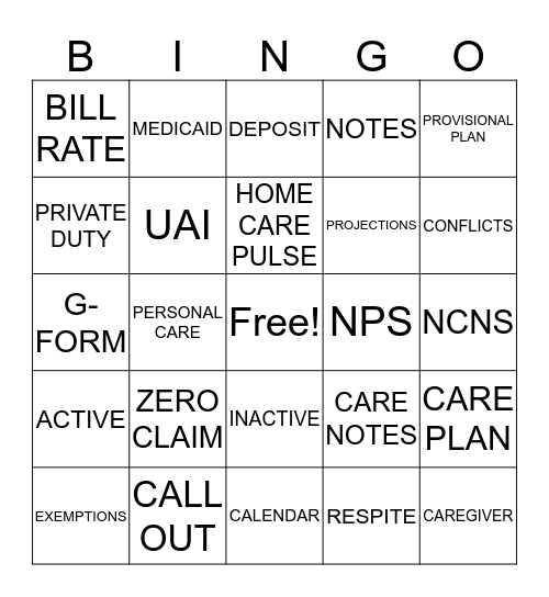 SCHEDULERS RULE!! Bingo Card