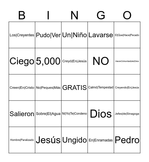 La Loteria: Juan 5 - 9 Bingo Card