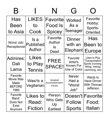 DIGI COMM BINGO Card