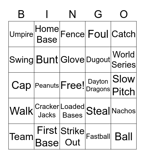 Fraud Day Baseball Bingo Card