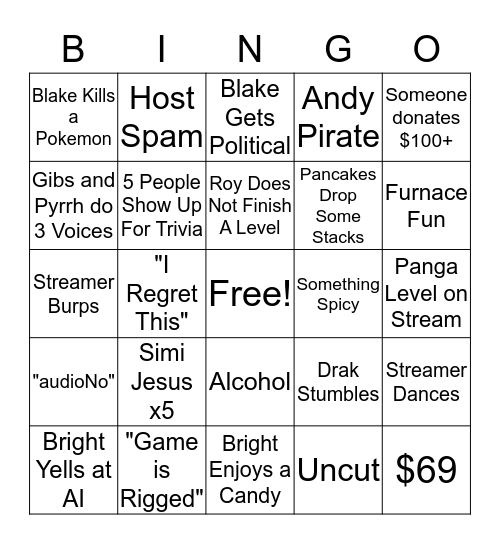 Epilogue Gaming Summer Marathon Bingo Card