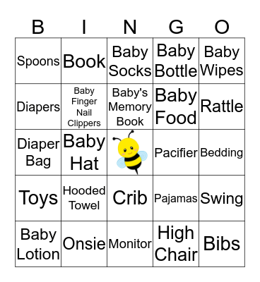 Baby Farnstrom Bingo Card