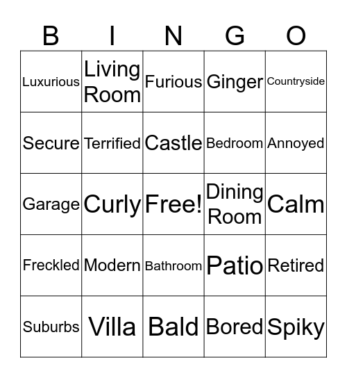 M6 Bingo! Bingo Card