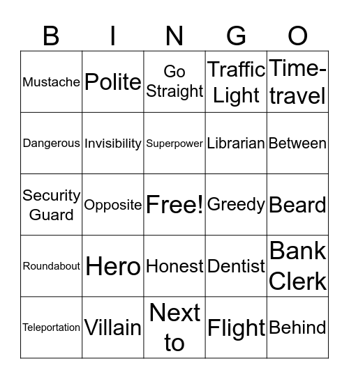 M4 Bingo! Bingo Card