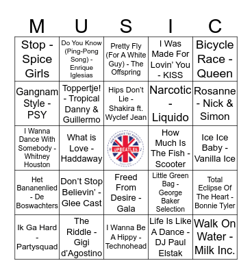 305 Bingo Card