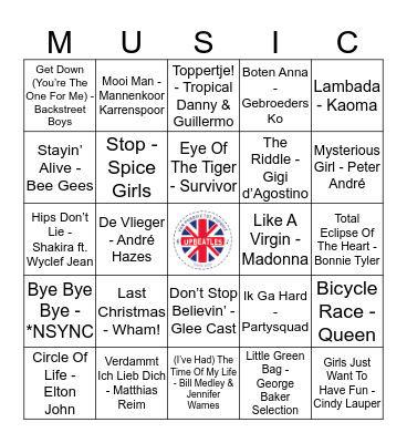 313 Bingo Card