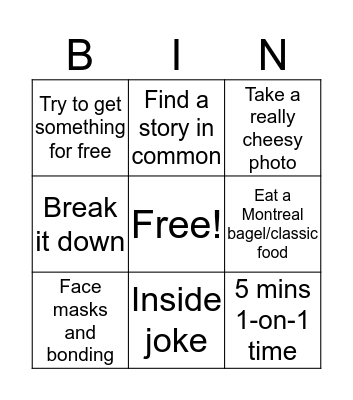 Marlen’s Bach Party Bingo Card