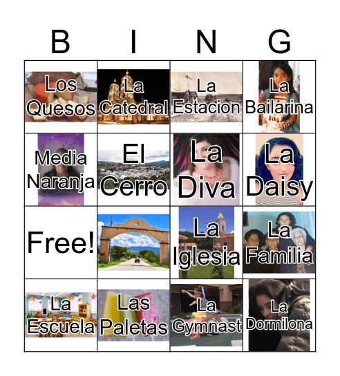 Carmen's 50th Birthday Bingo Card