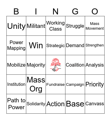 DSA NPC Forum Bingo Card
