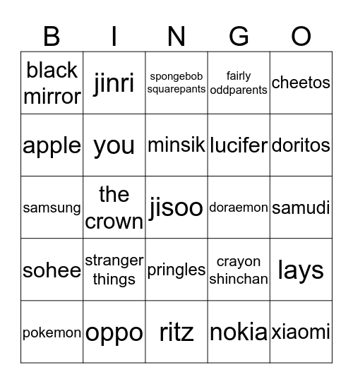 bingo guys Bingo Card