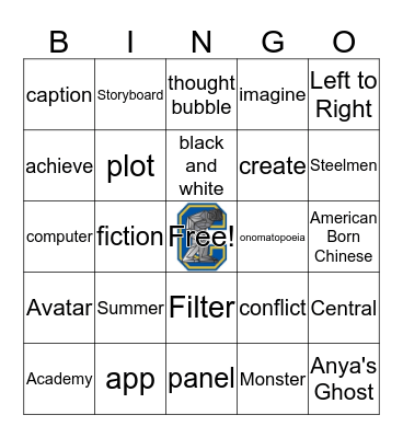 Graphic Novel Bingo Card