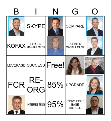 What did NORA say?  Bingo Card