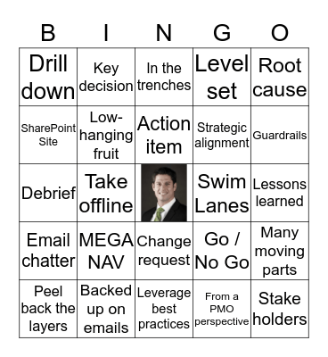 Justin Korn Bingo Card