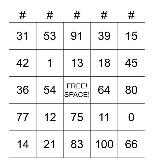 # bingo cards," no b i n g o Bingo Card