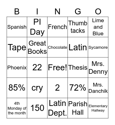 What do I know about FEC? Bingo Card