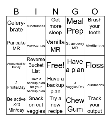 HNT Bingo Card