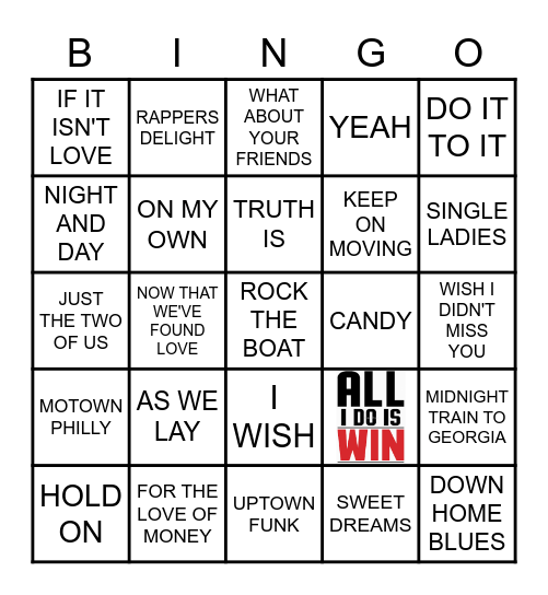 KAMIKAZI KARAOKE 0113-1 Bingo Card