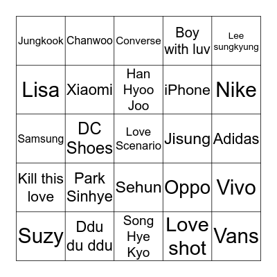 Prinses Vera Bingo Card