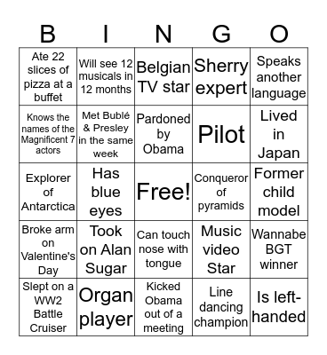 Trade Remedies & Disputes People Bingo Card