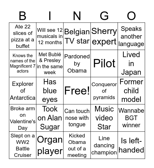 Trade Remedies & Disputes People Bingo Card